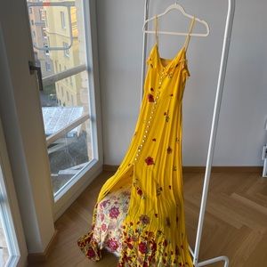 Button Down Long Flowing Forever 21 Dress